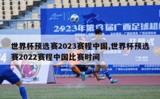 世界杯预选赛2023赛程中国,世界杯预选赛2022赛程中国比赛时间